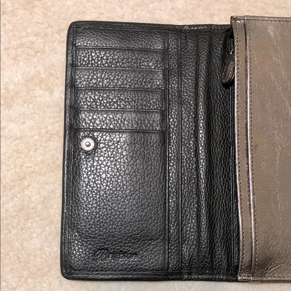 Brighton Black and White Casablanca Wallet - Picture 4 of 5